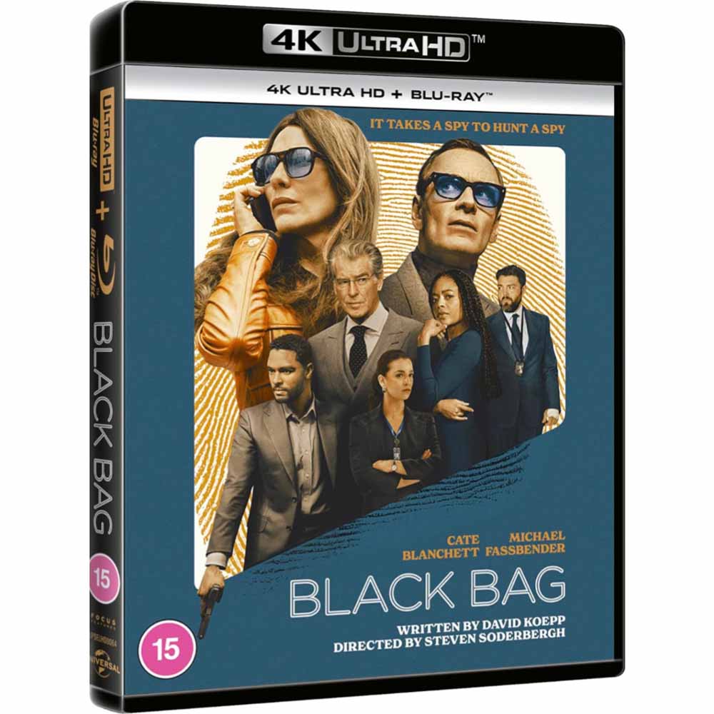 
  
  Black Bag 4K UHD + Blu-Ray (UK Import)
  
