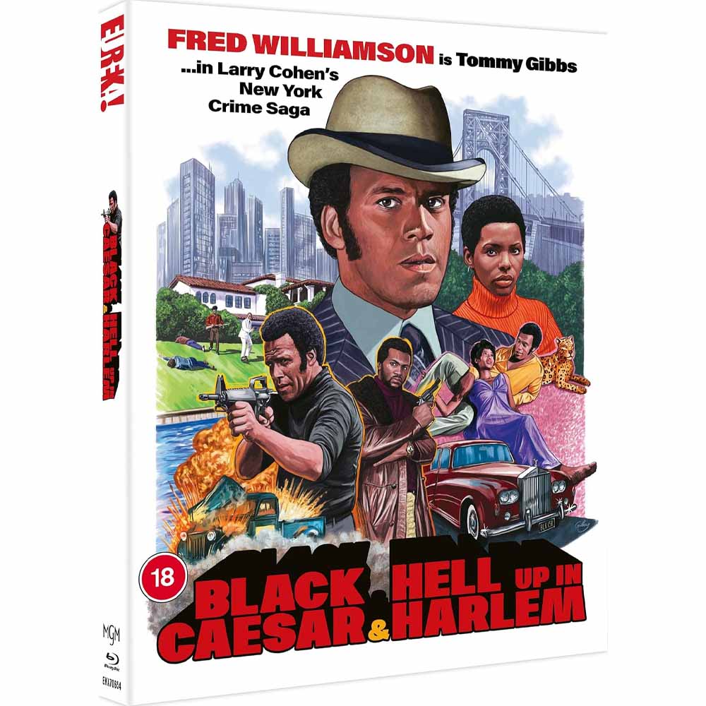 Black Caesar & Hell Up In Harlem (Limited Edition) Blu-Ray (UK Import) Eureka