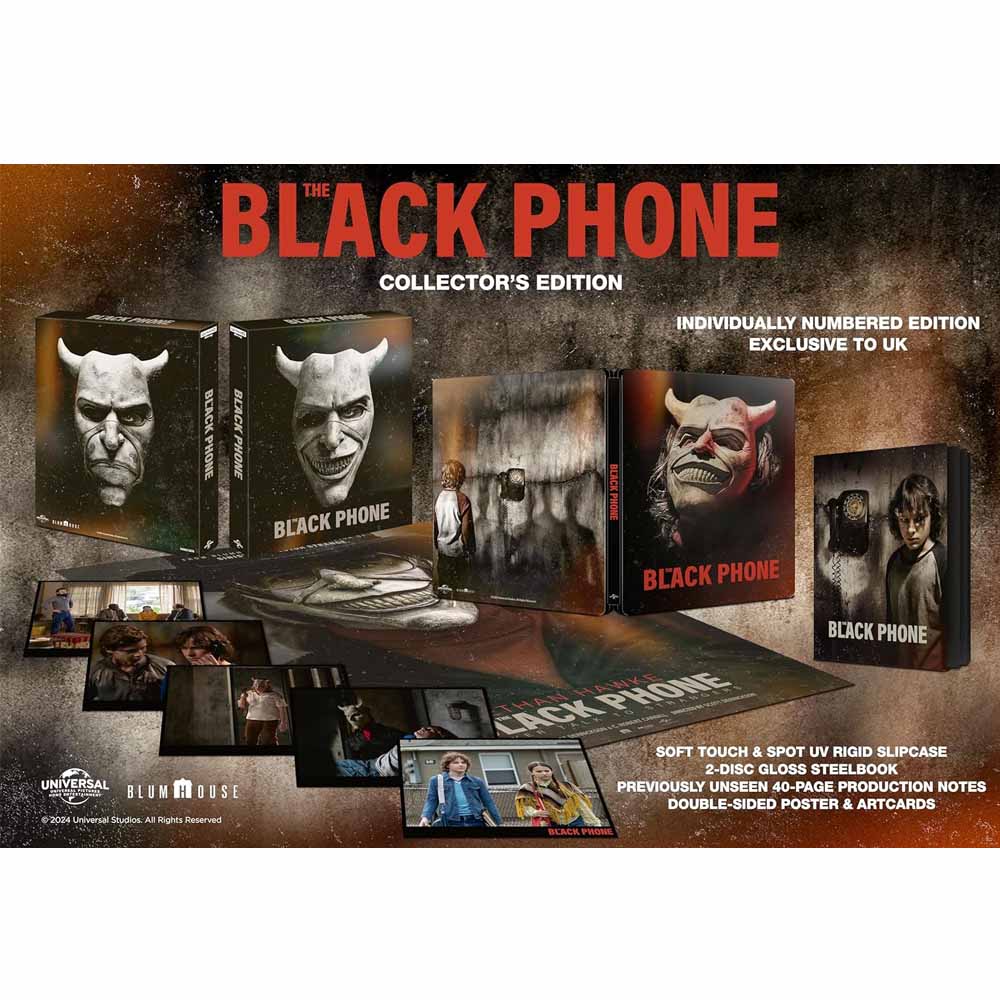 
  
  Black Phone Collector's Edition Steelbook 4K + Blu-Ray (UK Import)
  
