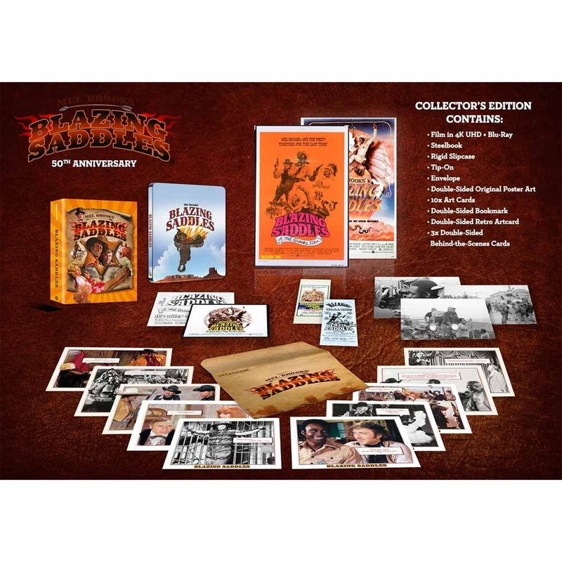 Blazing Saddles (Limited Collector's Edition + Steelbook) 4K UHD + Blu-Ray (UK Import)