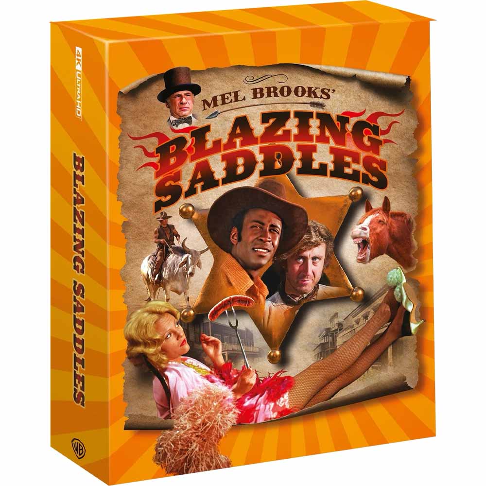 
  
  Blazing Saddles (Limited Collector's Edition + Steelbook) 4K UHD + Blu-Ray (UK Import)
  
