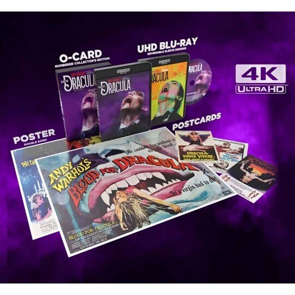 
  
  Blood for Dracula - Limited Collector's Edition 4K UHD (UK Import)
  

