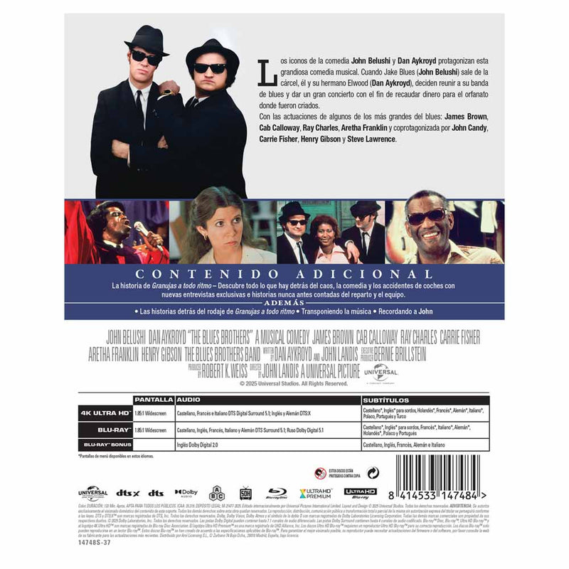 Granujas a Todo Ritmo - Edición Metálica 4K UHD + Blu-Ray