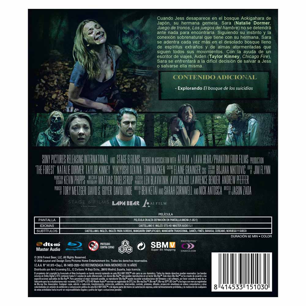 El Bosque de los Suicidios Blu-Ray
