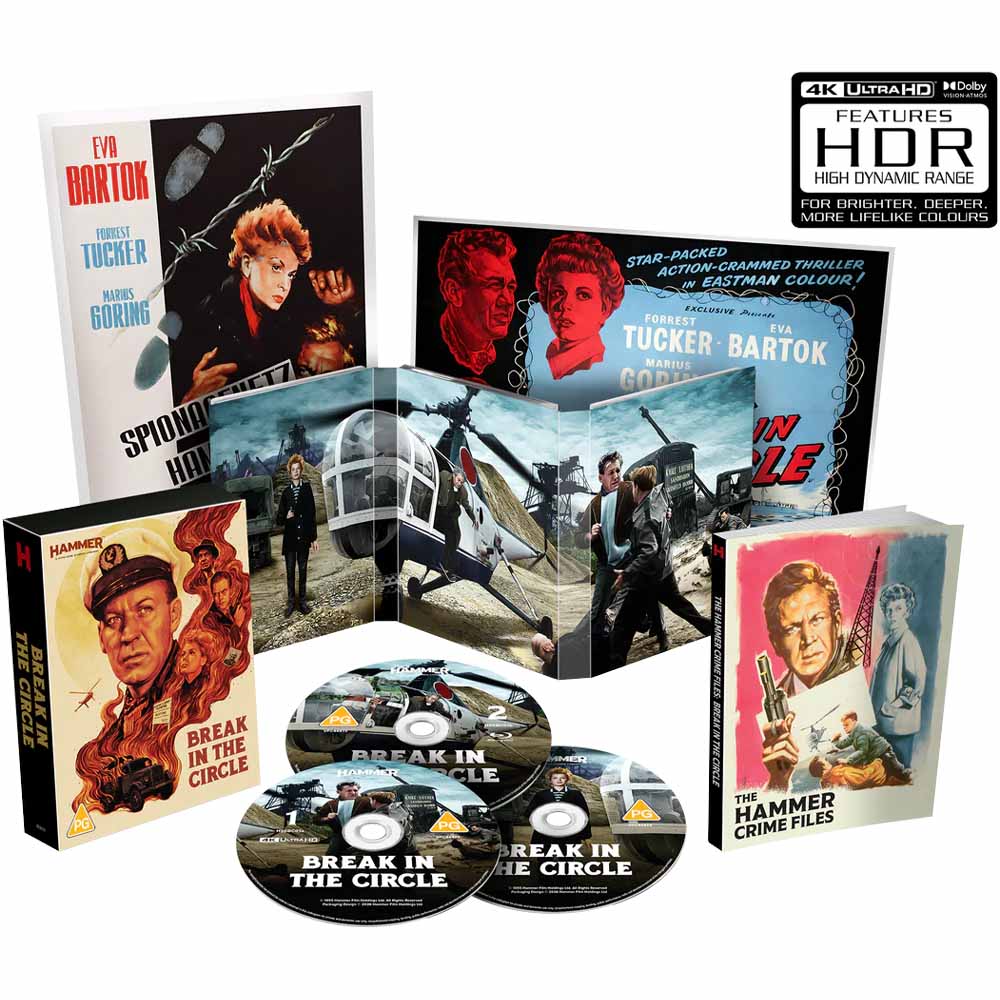 Break in the Circle (Limited Collector's Edition) 4K UHD + Blu-Ray (UK Import) Hammer Films