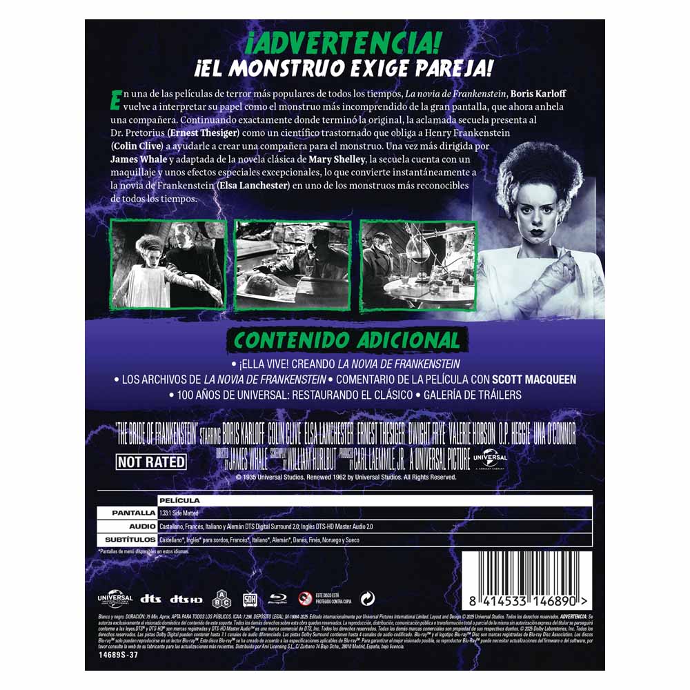 La Novia de Frankenstein - Edición Metálica Blu-Ray