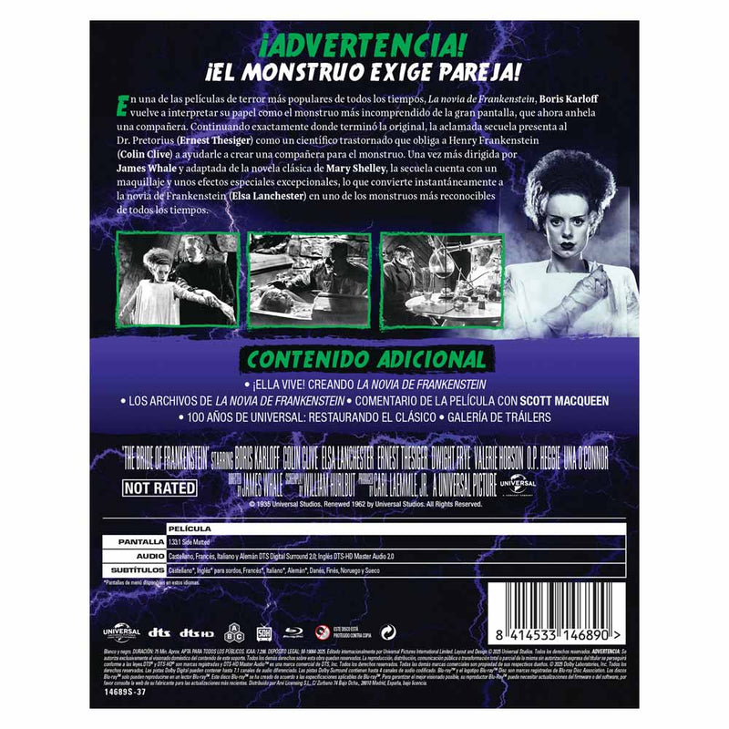 La Novia de Frankenstein - Edición Metálica Blu-Ray