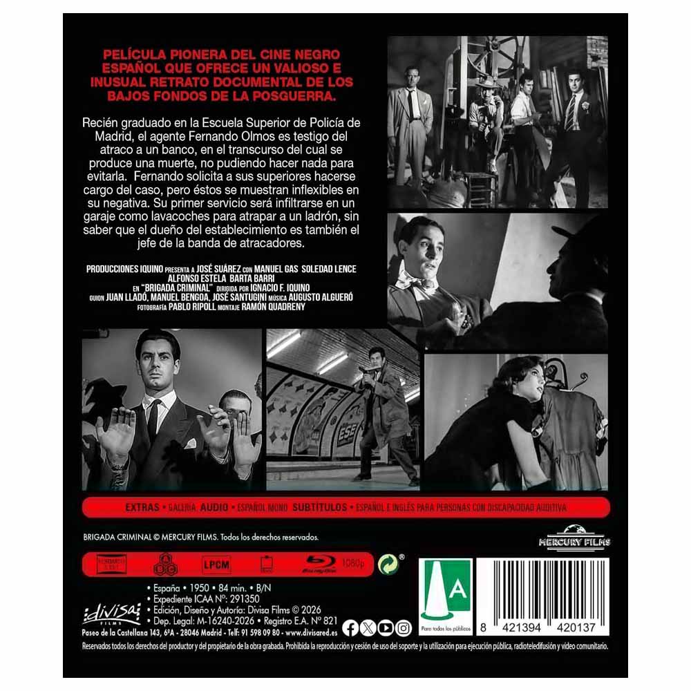 Brigada Criminal Blu-Ray