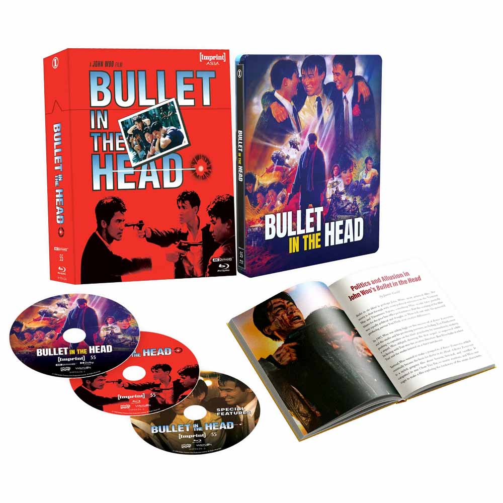 Bullet in the Head (Limited Edition Hardbox + Steelbook) 4K UHD + Blu-Ray Box Set (Australia Import) Imprint
