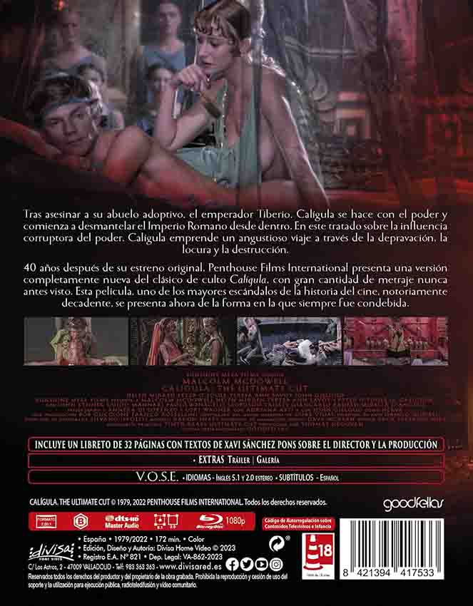 Calígula - The Ultimate Cut Blu-Ray