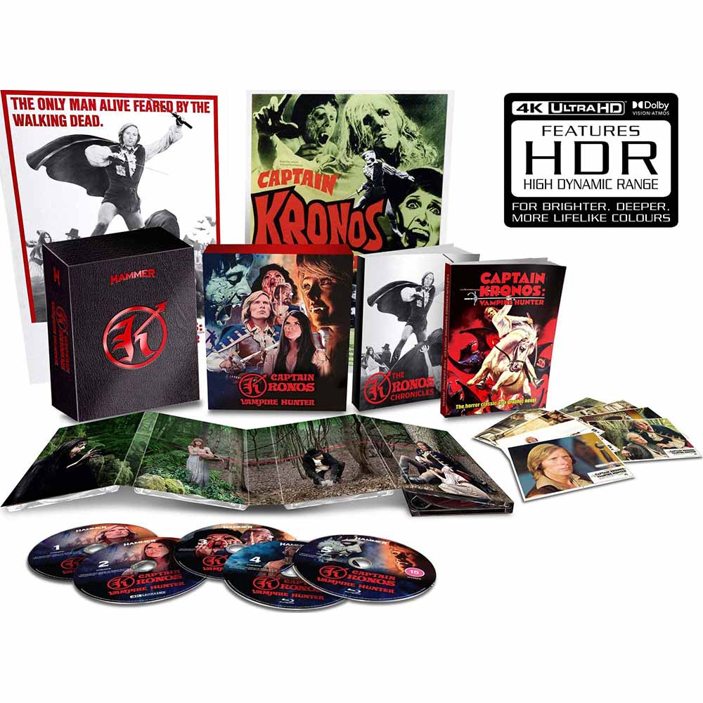 Captain Kronos: Vampire Hunter (Limited Edition) 4K UHD + Blu-Ray Box Set (UK Import) Hammer Films