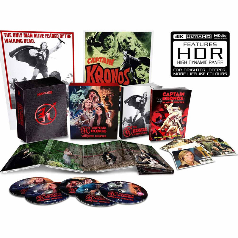 Captain Kronos: Vampire Hunter (Limited Edition) 4K UHD + Blu-Ray Box Set (UK Import) Hammer Films