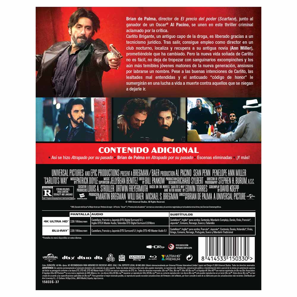 Atrapado por su Pasado - Edición Metálica 4K UHD + Blu-Ray