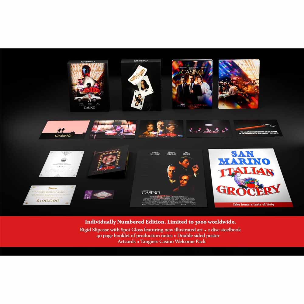 
  
  Casino - Ultimate Collector's Edition  4K UHD + Blu-Ray Steelbook (UK Import)
  
