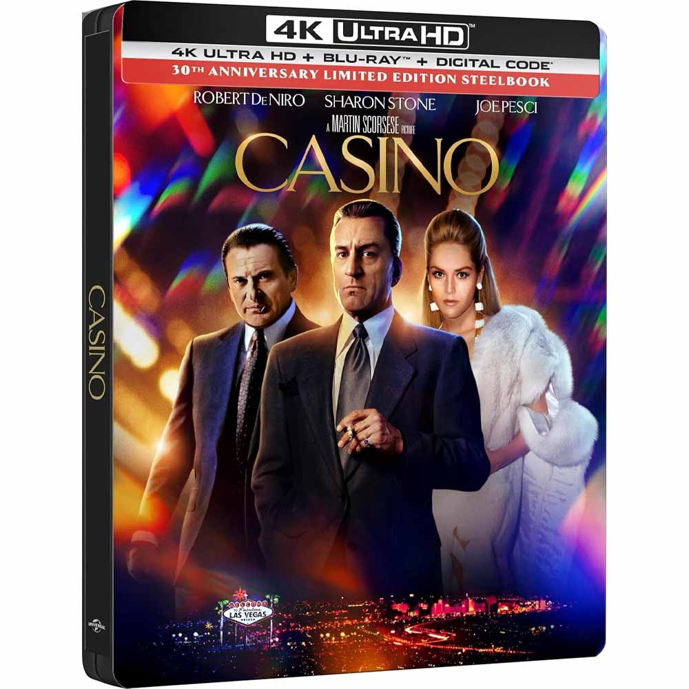 
  
  Casino (Steelbook) 4K UHD + Blu-Ray (US Import)
  
