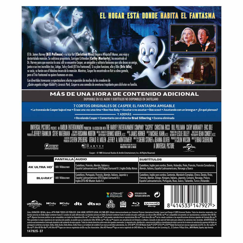Casper - 4K UHD + Blu-Ray