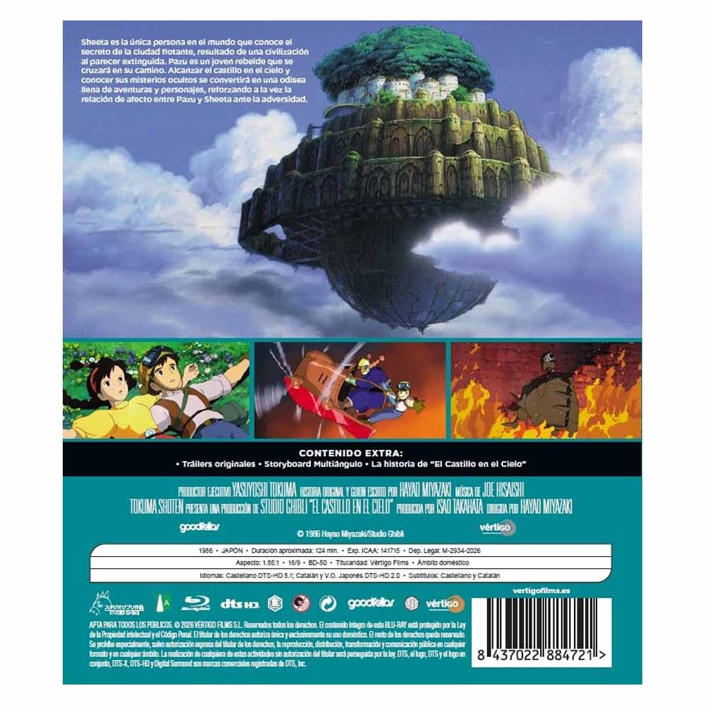 El Castillo En El Cielo Blu-Ray