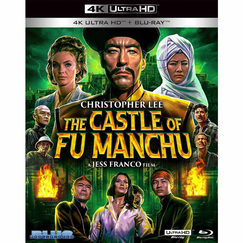 The Castle of Fu Manchu (Limited Edition) 4K UHD + Blu-Ray (US Import) Blue Underground