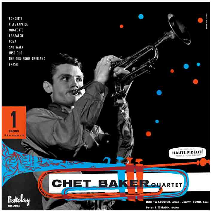 
  
  Chet Baker Quartet – Chet Baker in Paris, Vol 1 – Barclay – 1955 LP Vinyl
  
