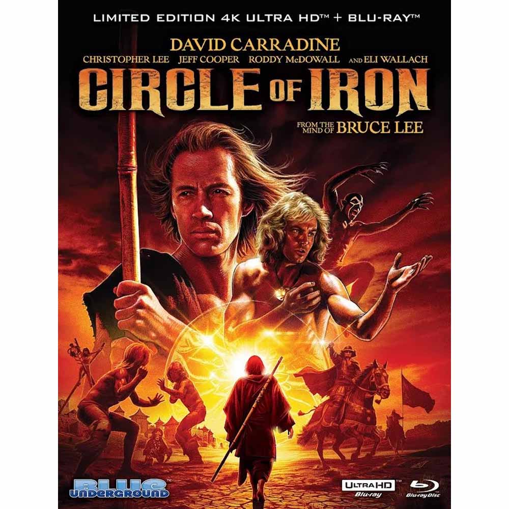 Circle of Iron (Steelbook + Slipcover) 4K UHD + Blu-Ray (US Import) Blue Underground