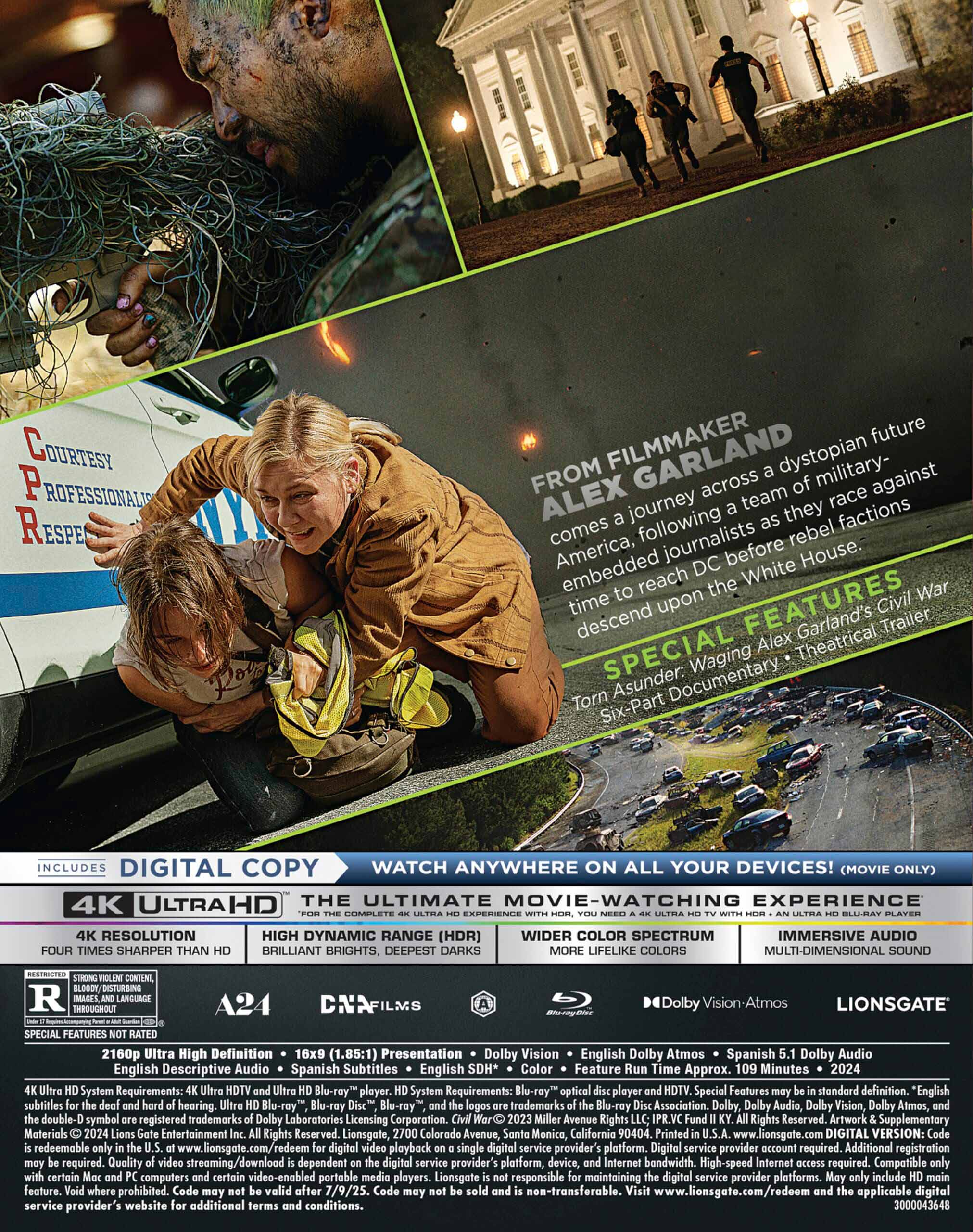 Civil War 4K UHD + Blu-Ray (US Import)
