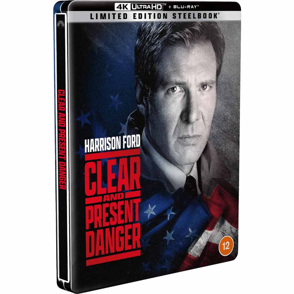 Clear and Present Danger (Steelbook) 4K UHD + Blu-Ray (UK Import) Paramount