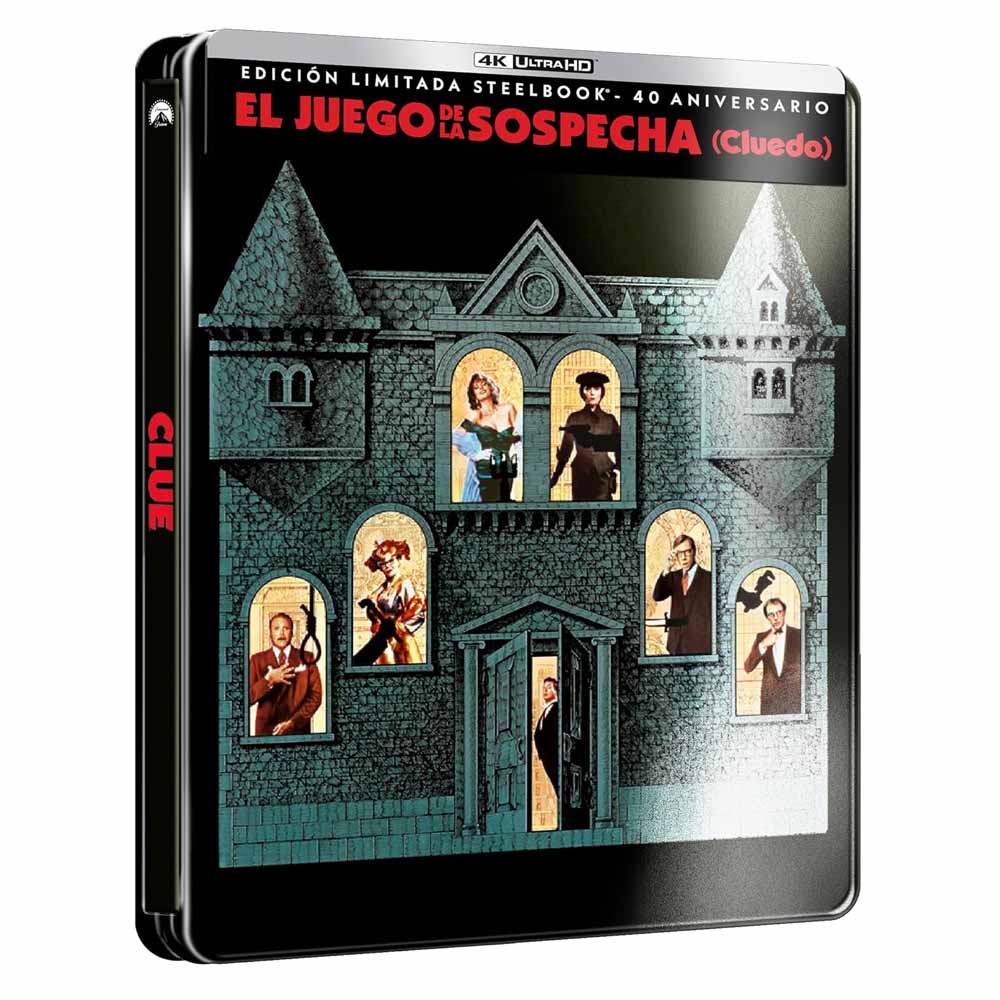 
  
  El Juego de Sospecha (Cluedo) - Edición Metálica 4K UHD + Blu-Ray
  
