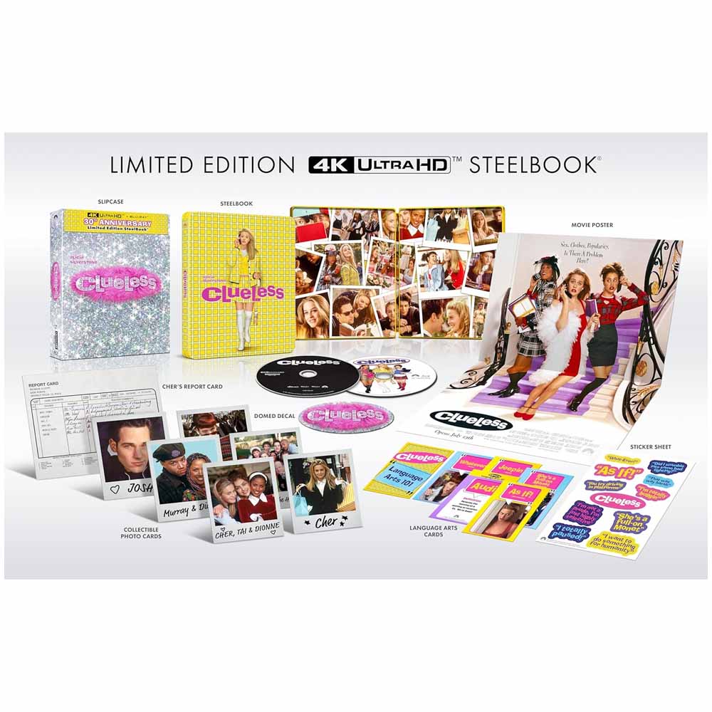 
  
  Clueless 30th Anniversary (Limited Edition) Steelbook 4K UHD + Blu-Ray (UK Import)
  

