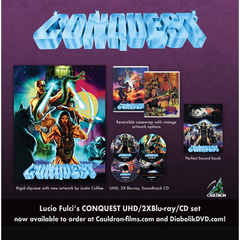 Conquest (Limited Edition) 4K UHD + Blu-Ray (US Import) Cauldron Films