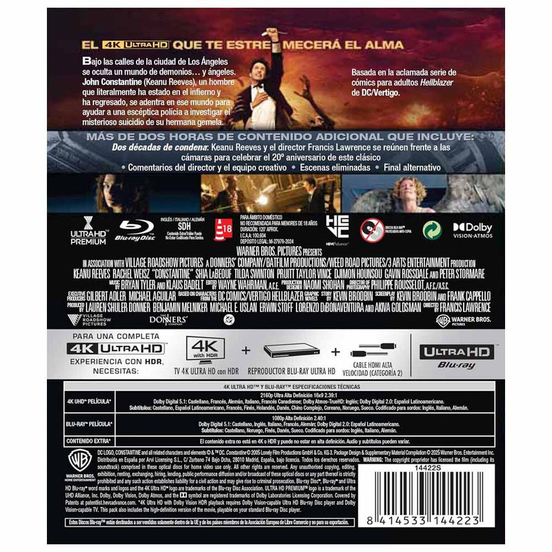 Constantine - 4K UHD + Blu-Ray