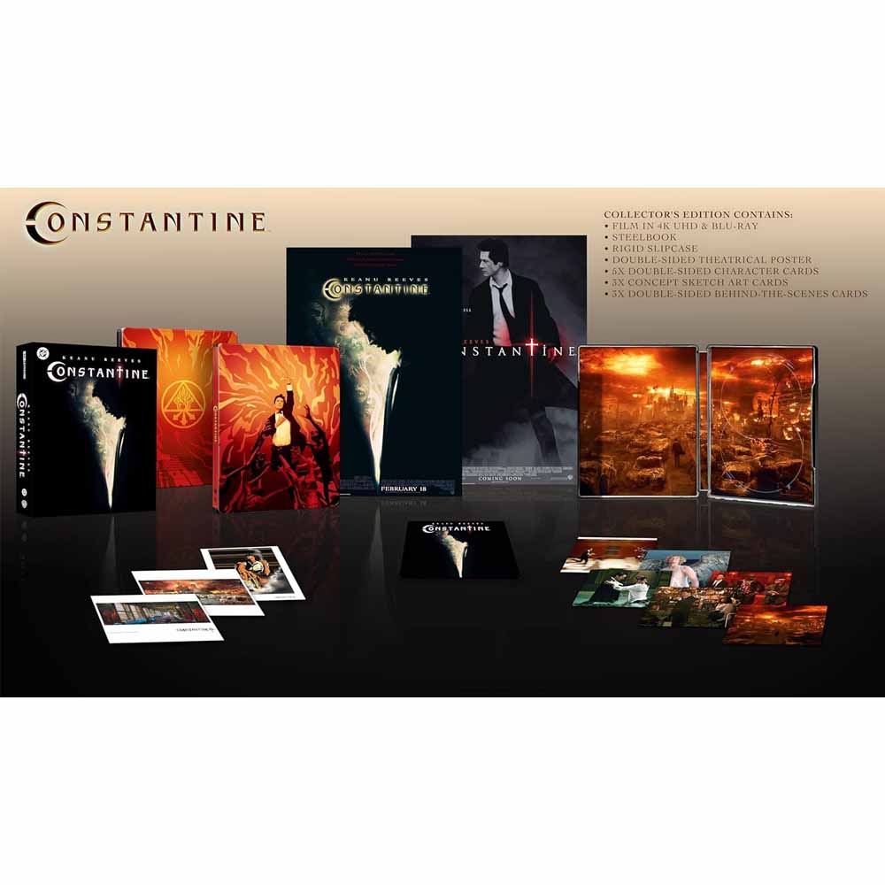 
  
  Constantine 20th Anniversary (Steelbook) 4K UHD + Blu-Ray (UK Import)
  
