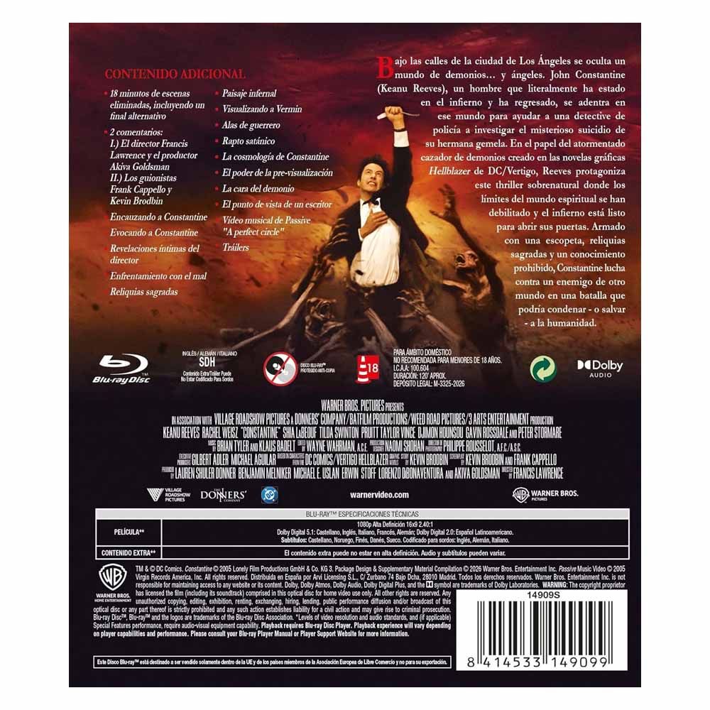 Constantine Blu-Ray