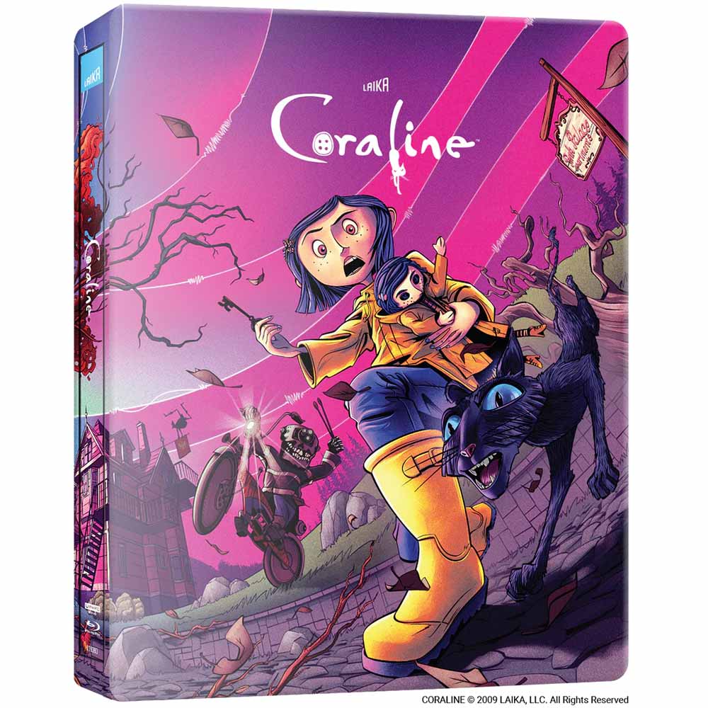 
  
  Coraline (Limited Edition Steelbook) 4K UHD + Blu-Ray (UK Import)
  
