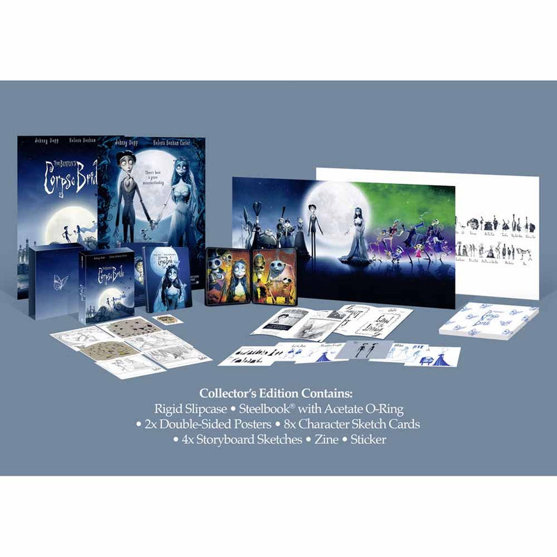 Corpse Bride Ltd. Collector's Edition (Steelbook) 4K UHD + Blu-Ray (UK Import)