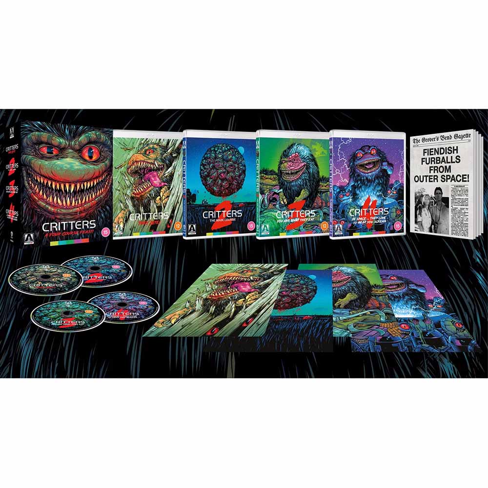 Critters: A Four Course Feast! (Limited Edition) Blu-Ray Box Set (UK Import) Arrow Video