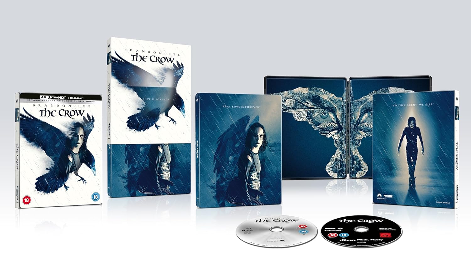 The Crow - Steelbook (UK Import) 4K UHD + Blu-ray
