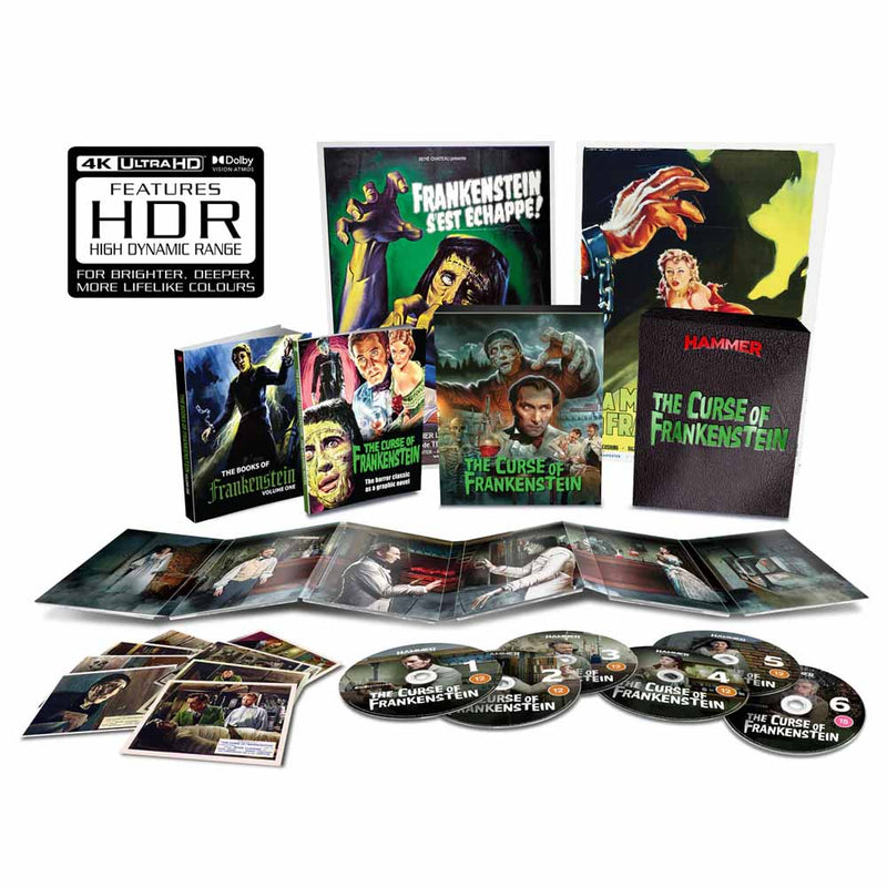 The Curse of Frankenstein (Limited Collector's Edition) 4K UHD + Blu-Ray (UK Import)