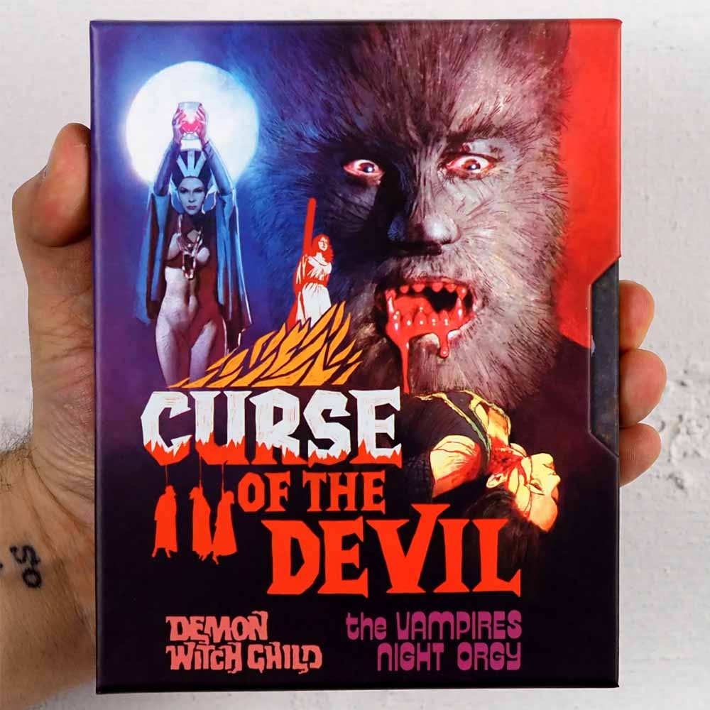 
  
  Curse of the Devil / The Vampires Night Orgy / Demon Witch Child Ltd. Slipcase Blu-Ray (US Import)
  
