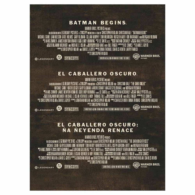 Trílogia Batman: El Caballero Oscuro - Edición Coleccionista  - Steelbook 4K UHD + Blu-Ray