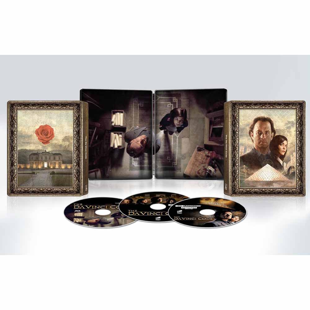 The Da Vinci Code (Steelbook) 4K UHD + Blu-Ray (UK Import)