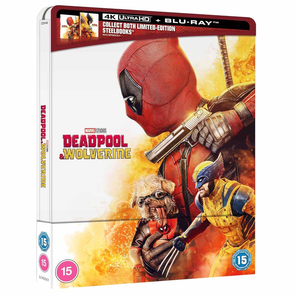 
  
  Deadpool & Wolverine - Steelbook (Deadpool) 4K UHD + Blu-Ray (UK Import)
  
