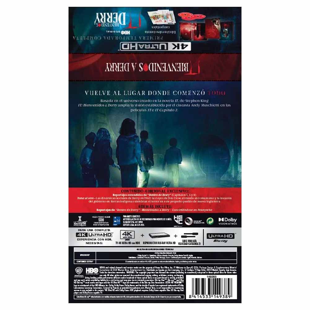 It: Bienvenidos a Derry - Primera Temporada - Edición Metálica 4K UHD