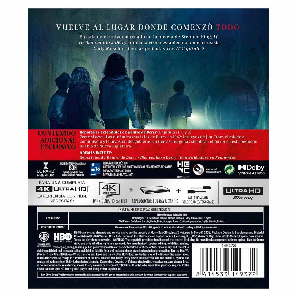 It: Bienvenidos a Derry - Primera Temporada - 4K UHD