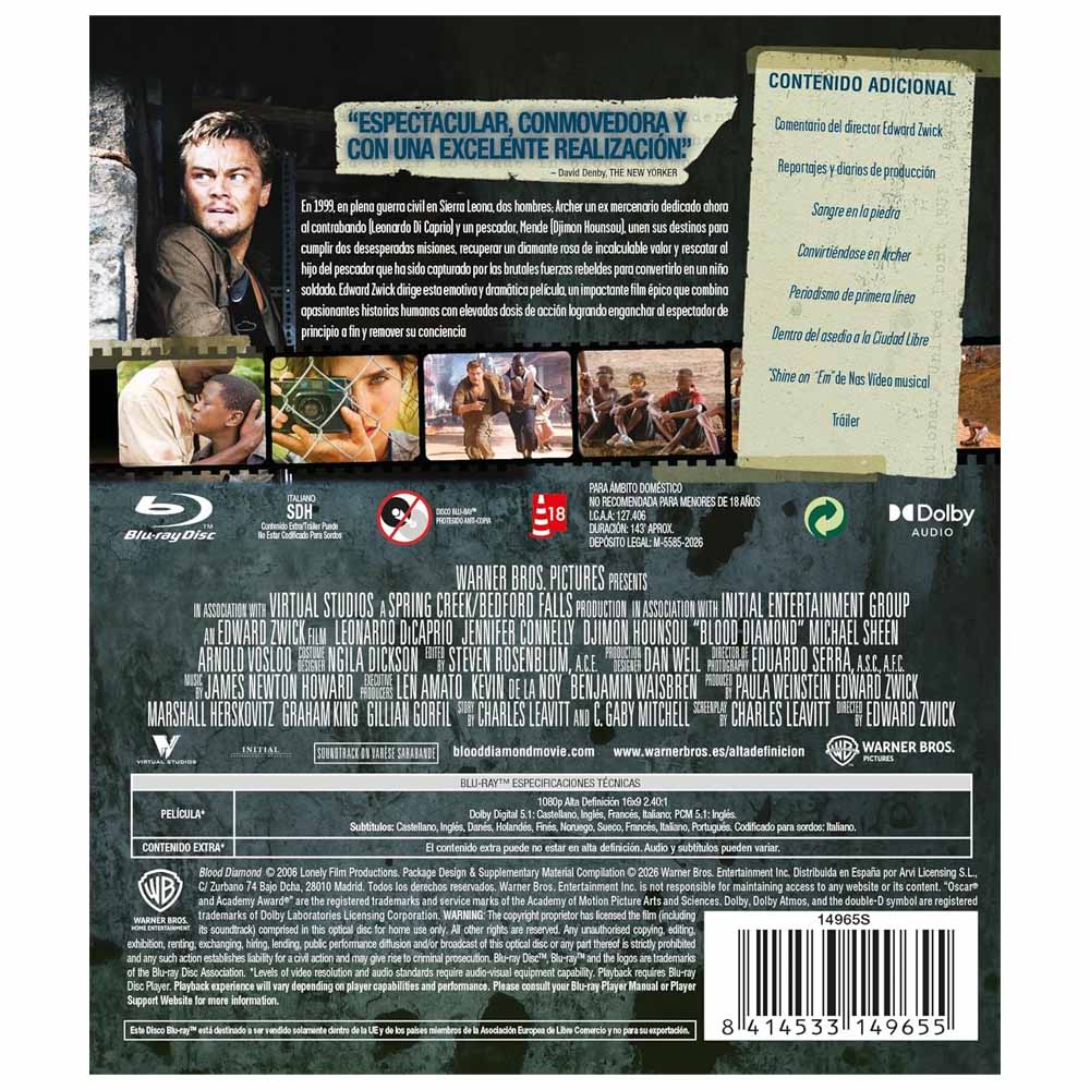 Diamante de Sangre Blu-Ray