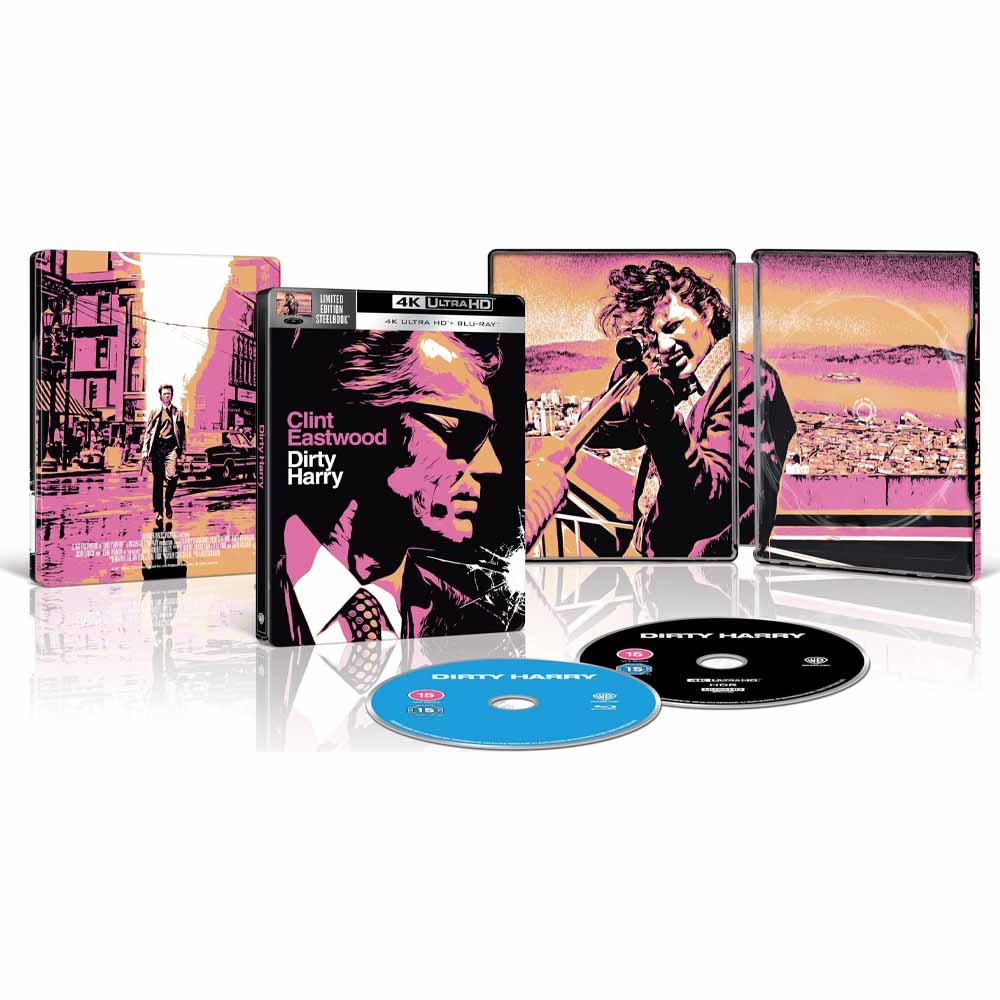 
  
  Dirty Harry (Steelbook) 4K UHD + Blu-Ray (UK Import)
  
