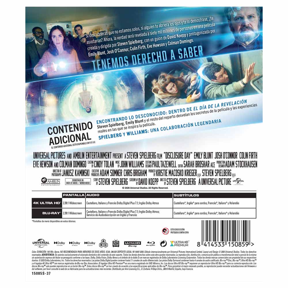 El Día de la Revelación  4K UHD + Blu-Ray
