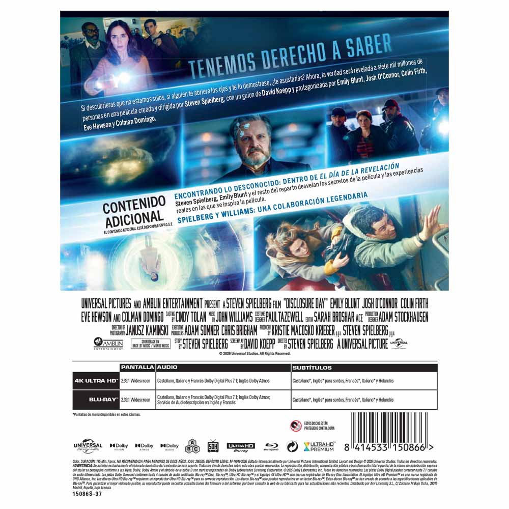 El Día de la Revelación - Edición Metálica 4K UHD + Blu-Ray