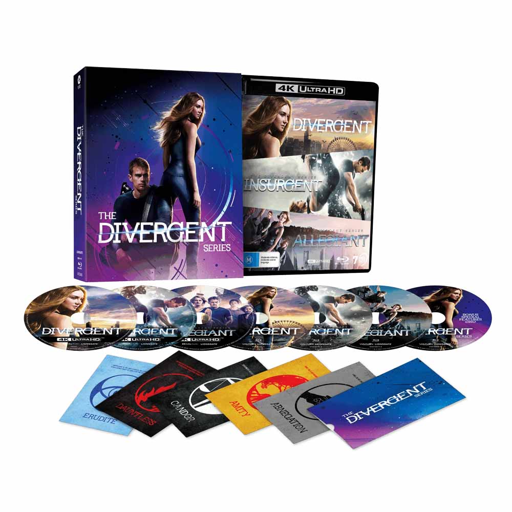 
  
  The Divergent Series (Limited Edition) 4K UHD + Blu-Ray (Australia Import)
  
