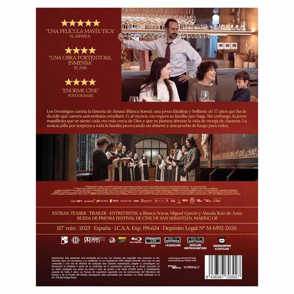 Los Domingos Blu-Ray