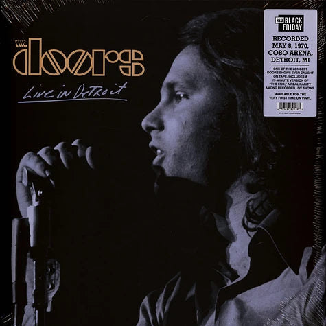 
  
  The Doors - Live in Detroit (RSD 2024 Black Friday)  LP Vinilo
  
